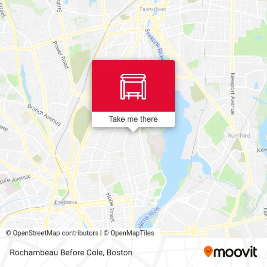 Rochambeau Before Cole map