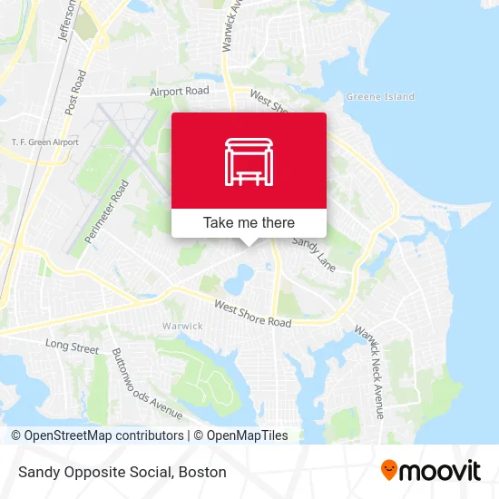 Sandy Opposite Social map