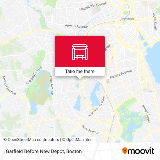 Garfield Before New Depot map