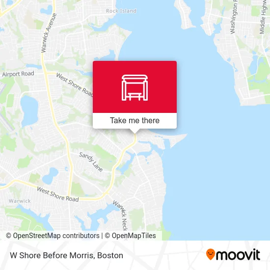 W Shore Before Morris map