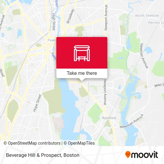 Beverage Hill & Prospect map
