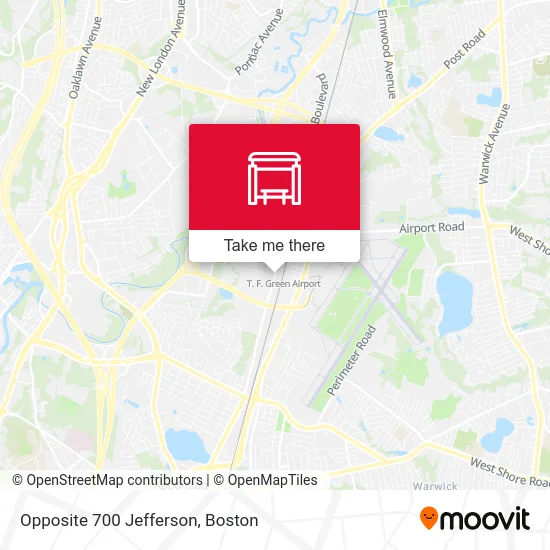 Opposite 700 Jefferson map