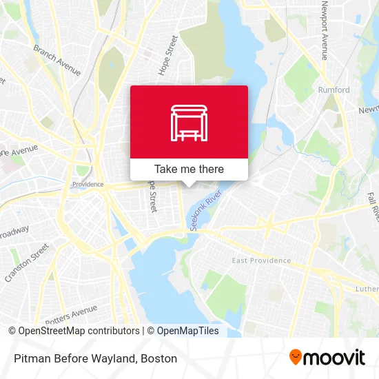 Pitman Before Wayland map