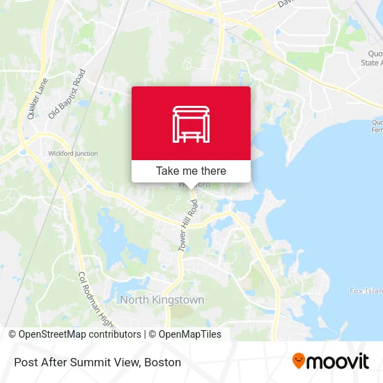 Post After Summit View map