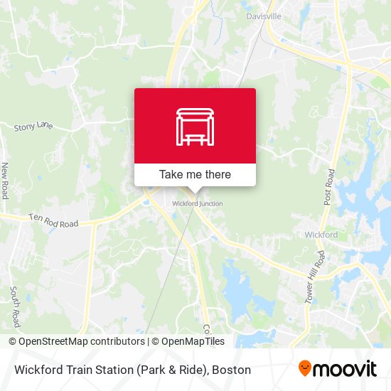 Mapa de Wickford Train Station (Park & Ride)