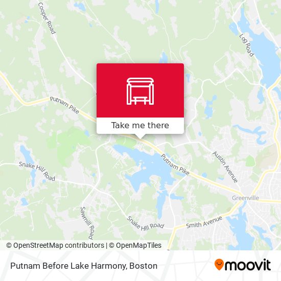 Putnam Before Lake Harmony map