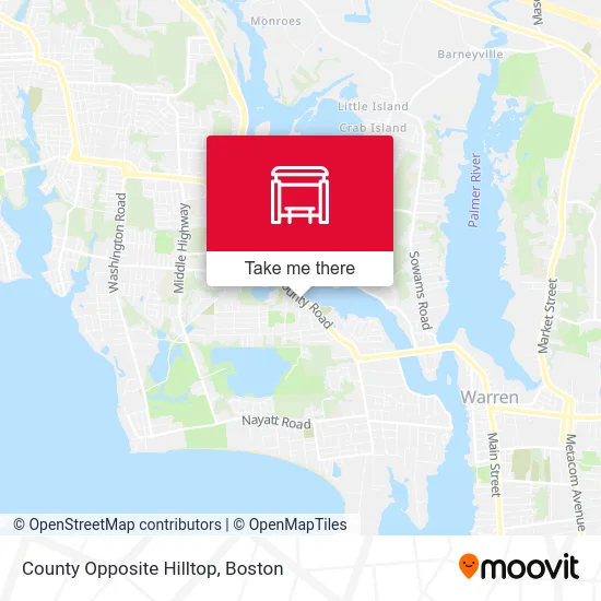 County Opposite Hilltop map