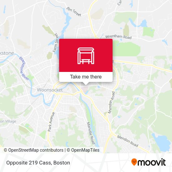 Mapa de Opposite 219 Cass