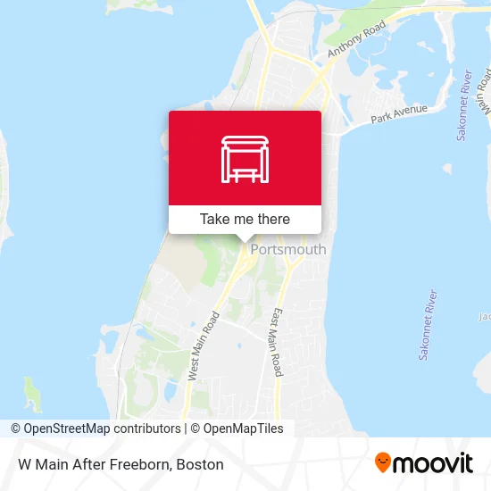 W Main After Freeborn map