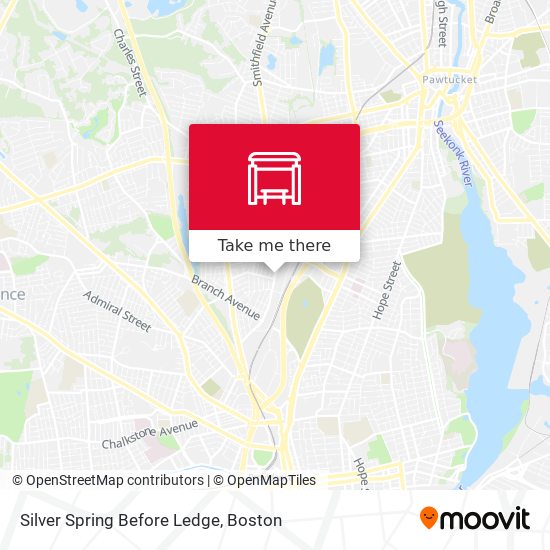 Silver Spring Before Ledge map