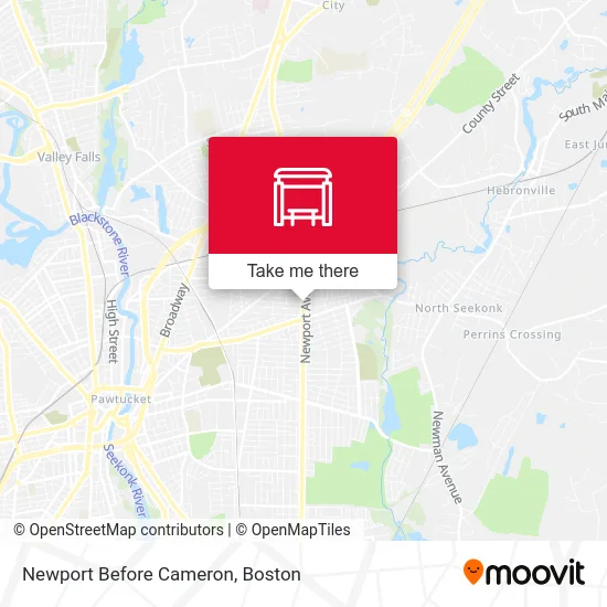 Newport Before Cameron map