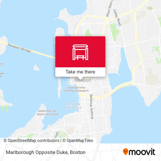 Mapa de Marlborough Opposite Duke