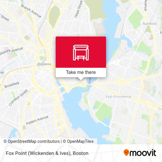 Fox Point (Wickenden & Ives) map