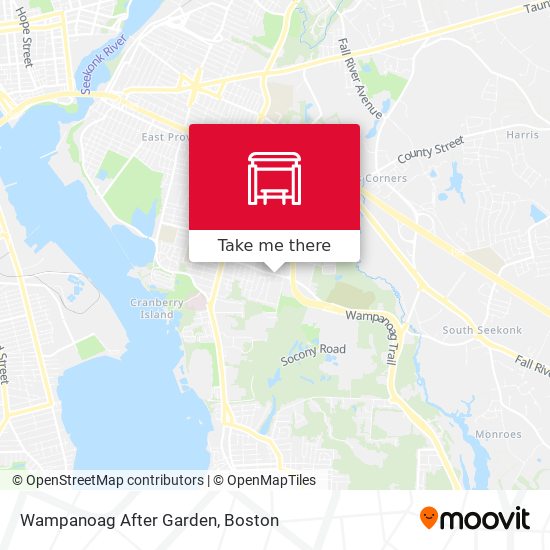 Mapa de Wampanoag After Garden