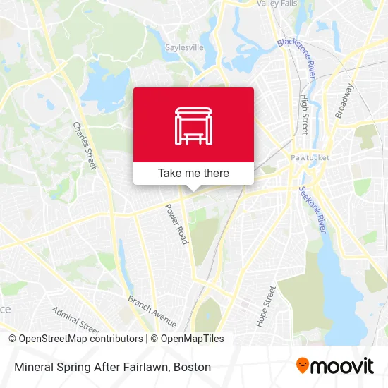 Mineral Spring After Fairlawn map