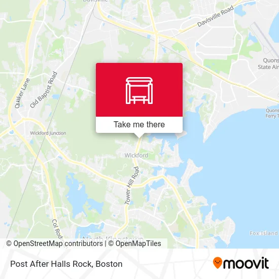 Post After Halls Rock map