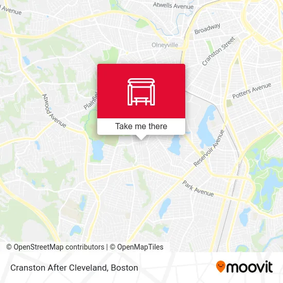 Cranston After Cleveland map