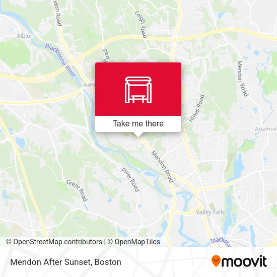 Mendon After Sunset map