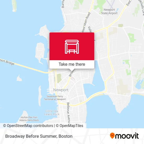 Broadway Before Summer map