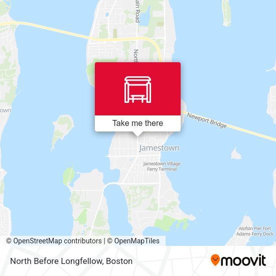 North Before Longfellow map