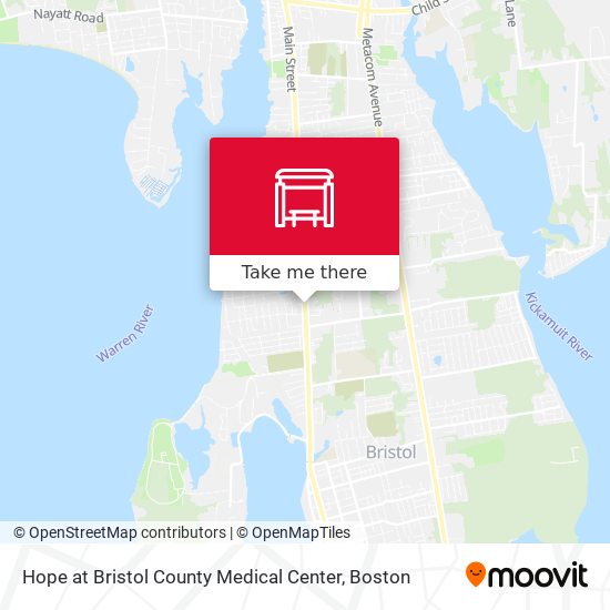 Hope at Bristol County Medical Center map