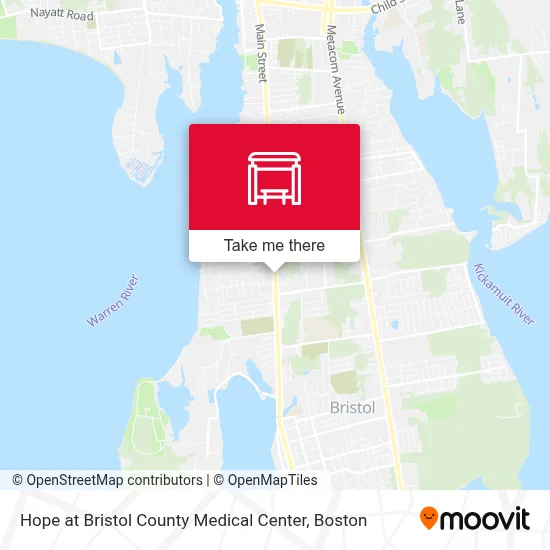 Hope at Bristol County Medical Center map
