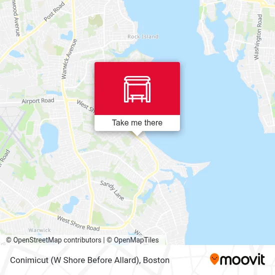 Conimicut (W Shore Before Allard) map