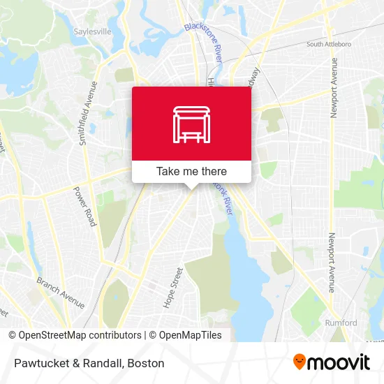 Pawtucket & Randall map