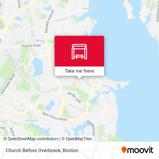 Church Before Overbrook map