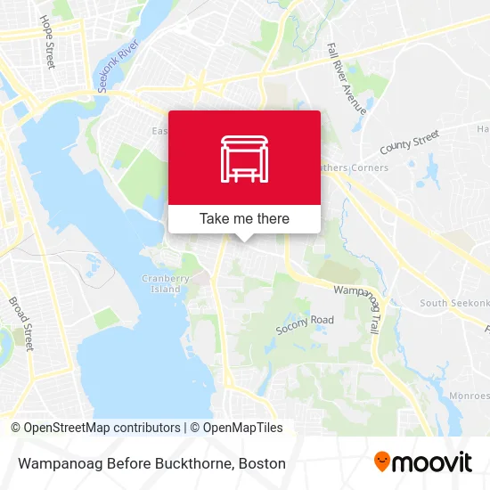 Wampanoag Before Buckthorne map