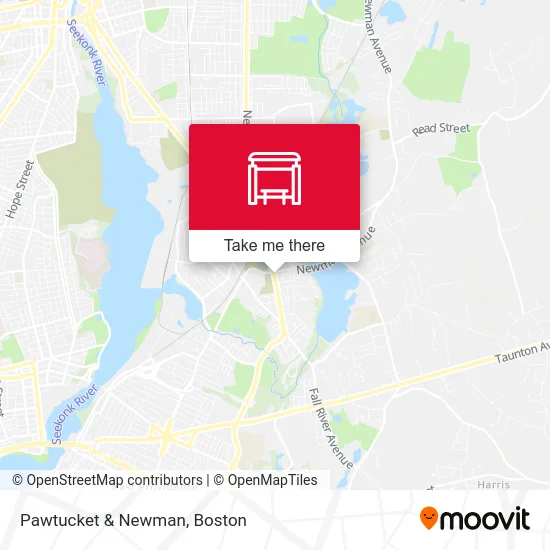 Pawtucket & Newman map