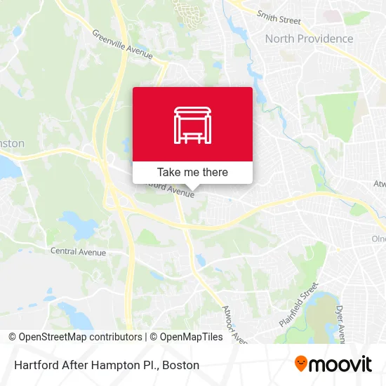 Hartford After Hampton Pl. map