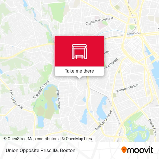 Union Opposite Priscilla map