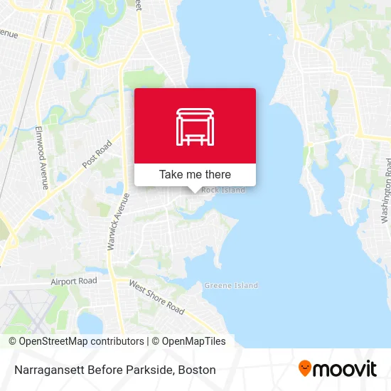 Narragansett Before Parkside map