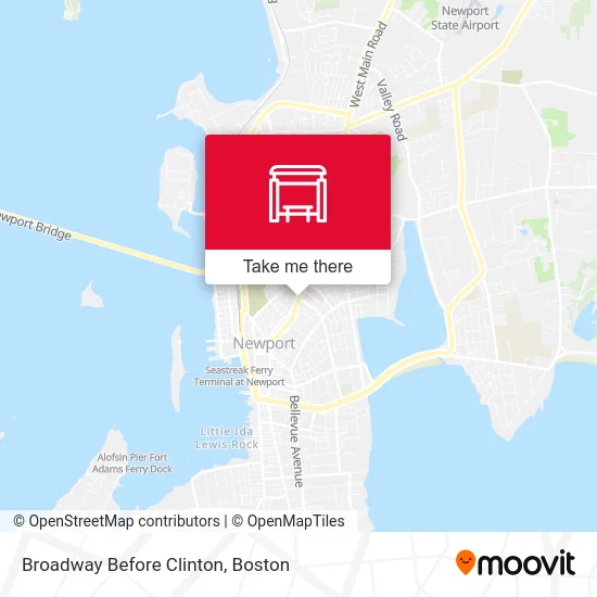 Broadway Before Clinton map