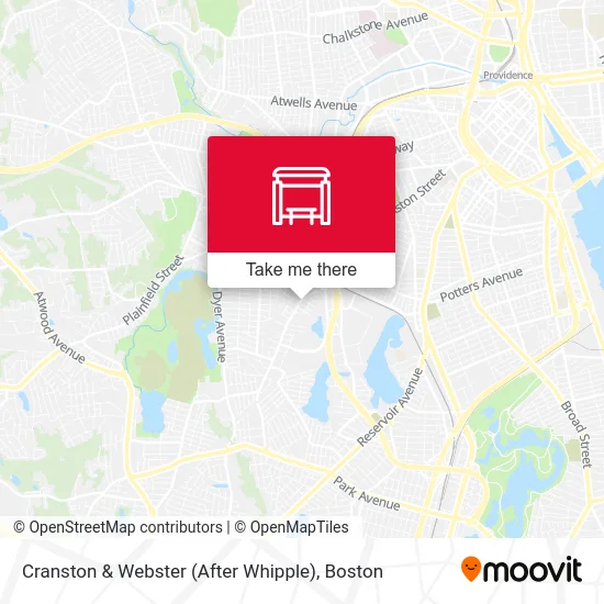 Cranston & Webster (After Whipple) map