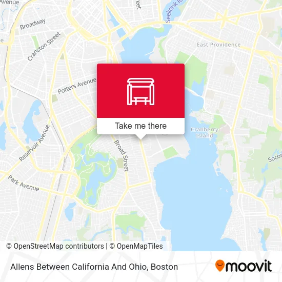 Allens Between California And Ohio map