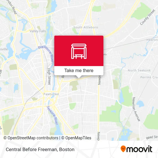 Central Before Freeman map