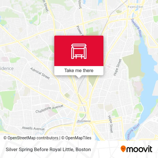 Silver Spring Before Royal Little map