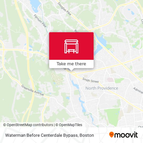 Waterman Before Centerdale Bypass map