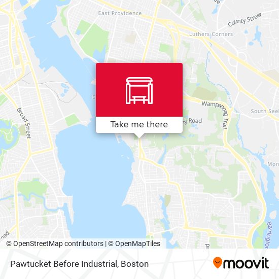Pawtucket Before Industrial map
