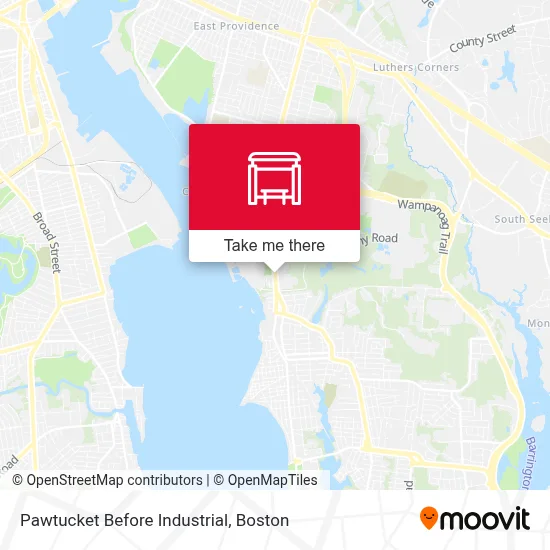 Pawtucket Before Industrial map