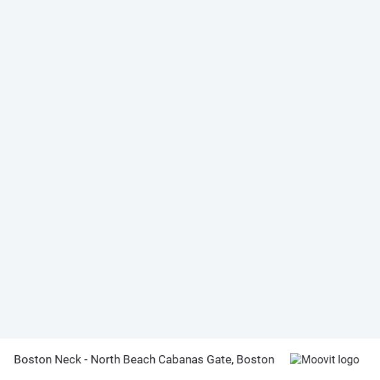 Boston Neck - North Beach Cabanas Gate map