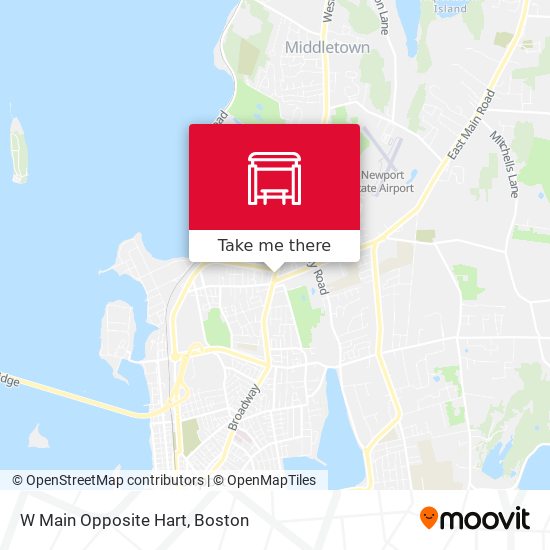 Mapa de W Main Opposite Hart