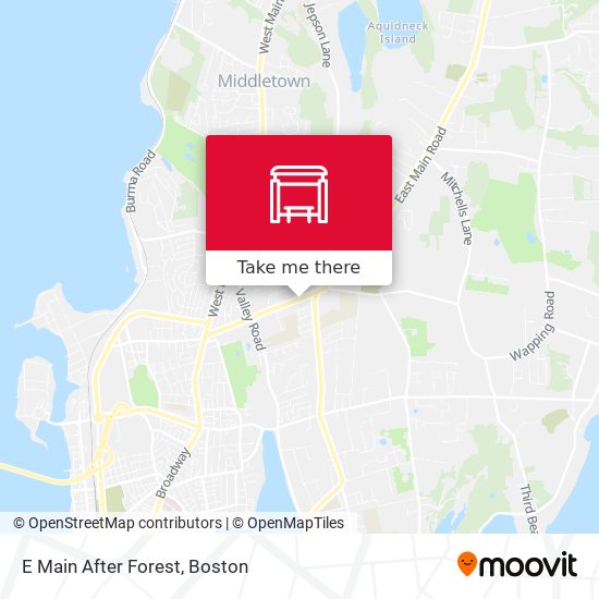 Mapa de E Main After Forest