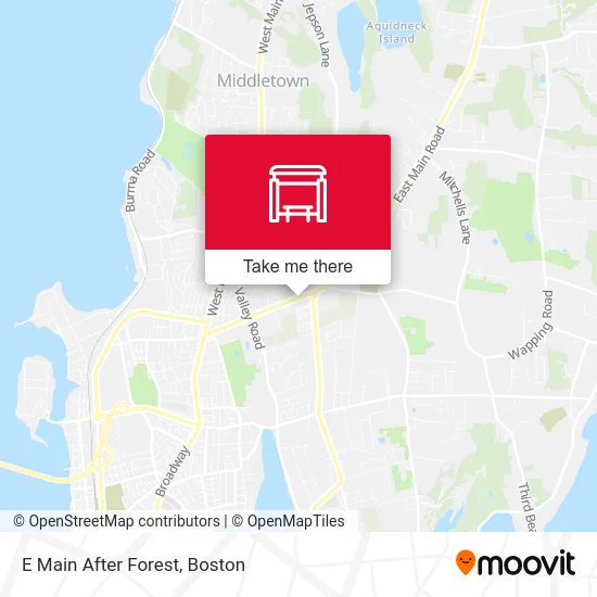 E Main After Forest map