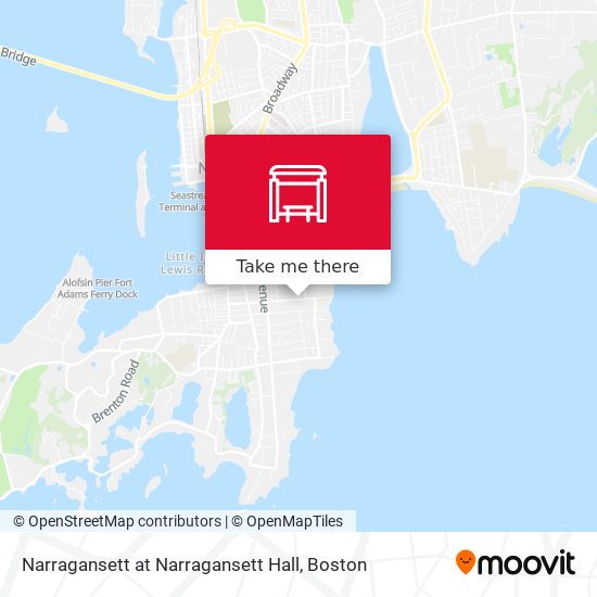 Narragansett at Narragansett Hall map