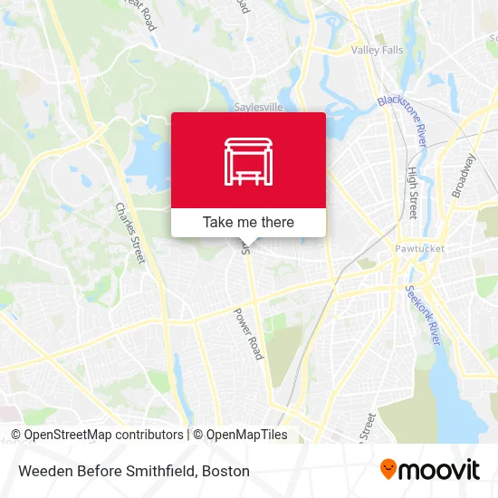 Weeden Before Smithfield map