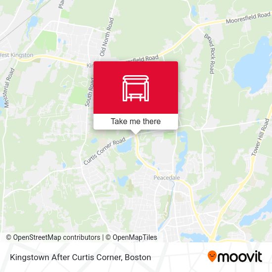 Kingstown After Curtis Corner map