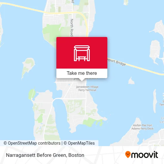 Narragansett Before Green map